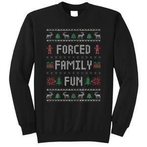 Funny Ugly Christmas Sweater Forced Family Fun Christmas Sweatshirt