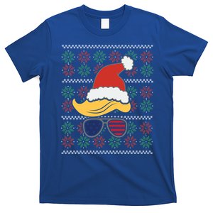 Funny Ugly Christmas Trump Hair Santa Hat Make Chris Gift T-Shirt