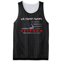 Funny Us Coast Guard Veteran Veteran Flag Mesh Reversible Basketball Jersey Tank