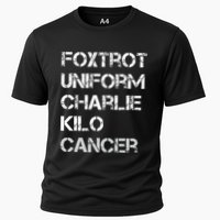 Foxtrot Uniform Charlie Kilo Fuck Lung Cancer Cooling Performance Crew T-Shirt