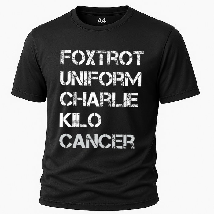 Foxtrot Uniform Charlie Kilo Fuck Lung Cancer Cooling Performance Crew T-Shirt
