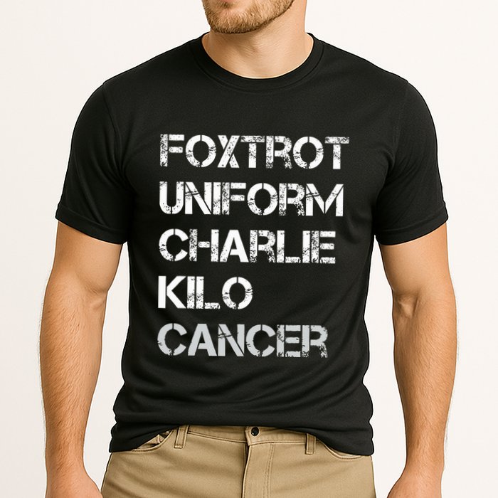 Foxtrot Uniform Charlie Kilo Fuck Lung Cancer Cooling Performance Crew T-Shirt