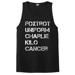 Foxtrot Uniform Charlie Kilo Fuck Lung Cancer PosiCharge Competitor Tank