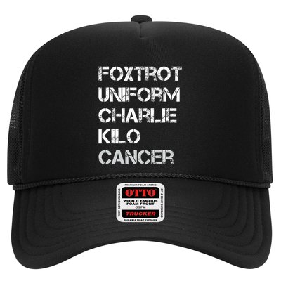 Foxtrot Uniform Charlie Kilo Fuck Lung Cancer Trucker Hat