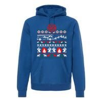 Firefighter Ugly Christmas Funny Fire Fire Truck Gift Premium Hoodie