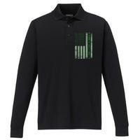 Funny Usa Cyber Security Art Anti Malware Geek Performance Long Sleeve Polo