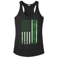 Funny Usa Cyber Security Art Anti Malware Geek Ladies PosiCharge Competitor Racerback Tank