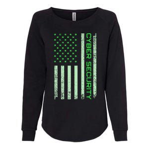 Funny Usa Cyber Security Art Anti Malware Geek Womens California Wash Sweatshirt