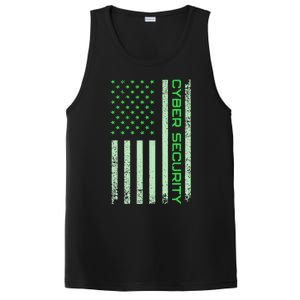 Funny Usa Cyber Security Art Anti Malware Geek PosiCharge Competitor Tank