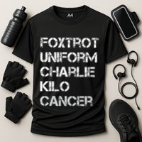 Foxtrot Uniform Charlie Kilo Fuck Lung Cancer Cooling Performance Crew T-Shirt