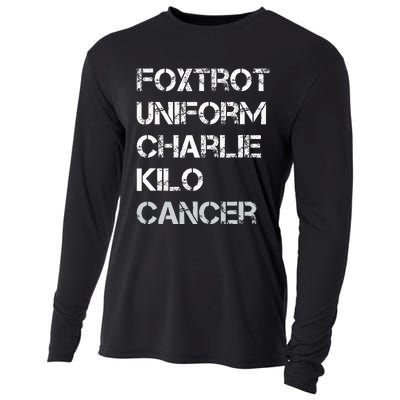 Foxtrot Uniform Charlie Kilo Fuck Lung Cancer Cooling Performance Long Sleeve Crew