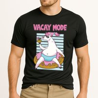 Funny Unicorn Chillin On Donut In Vacay Mode Gift Performance Shirt
