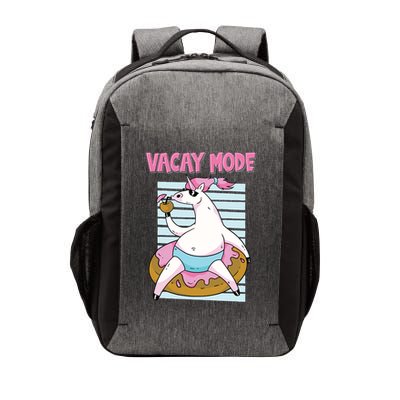Funny Unicorn Chillin On Donut In Vacay Mode Gift Vector Backpack
