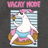 Funny Unicorn Chillin On Donut In Vacay Mode Gift Vector Backpack