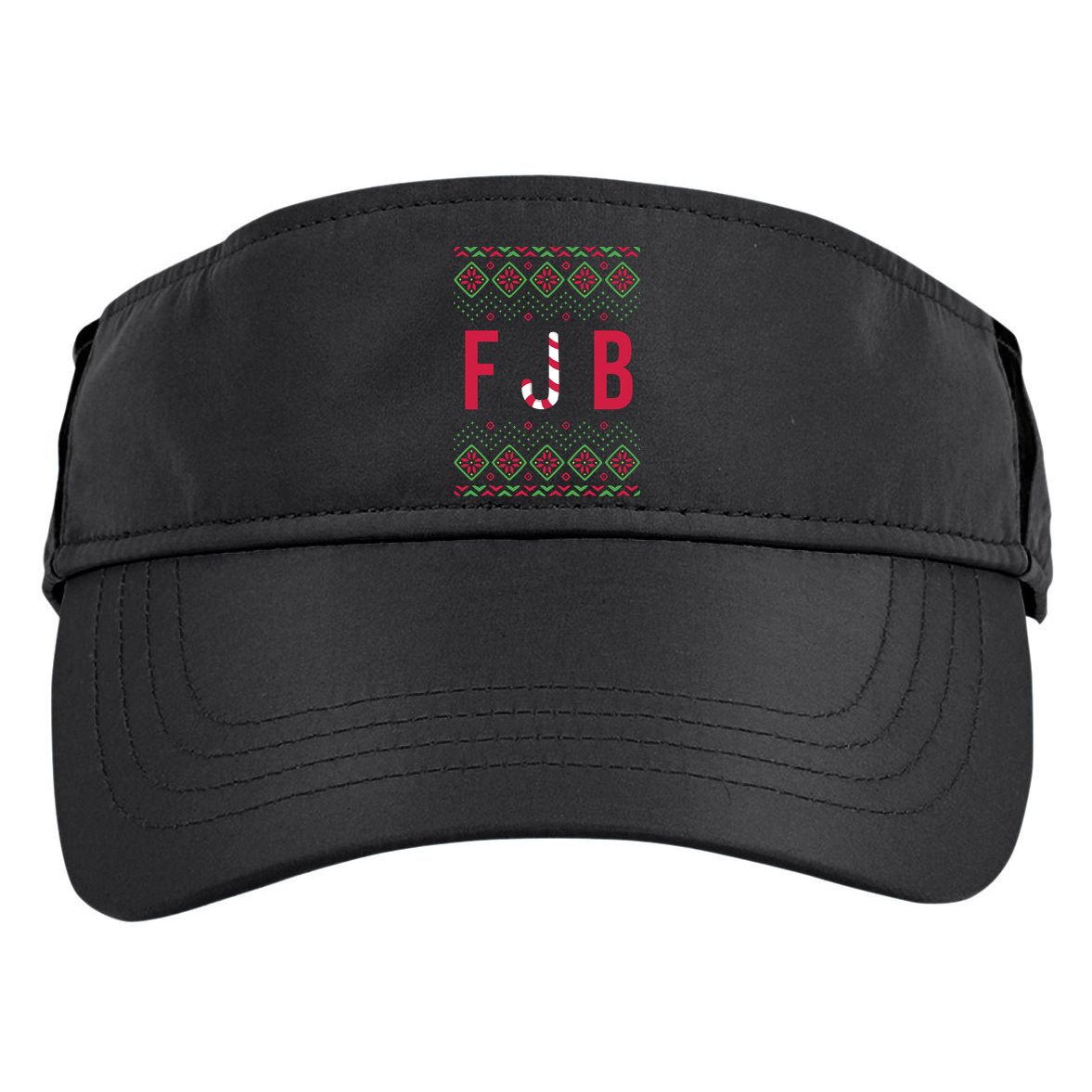 FJB Ugly Christmas Sweater Adult Drive Performance Visor