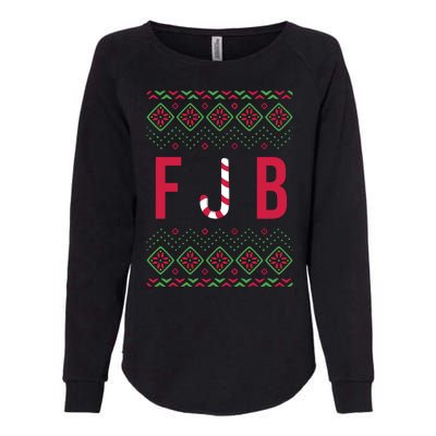 FJB Ugly Christmas Sweater Womens California Wash Sweatshirt