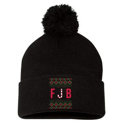 FJB Ugly Christmas Sweater Pom Pom 12in Knit Beanie