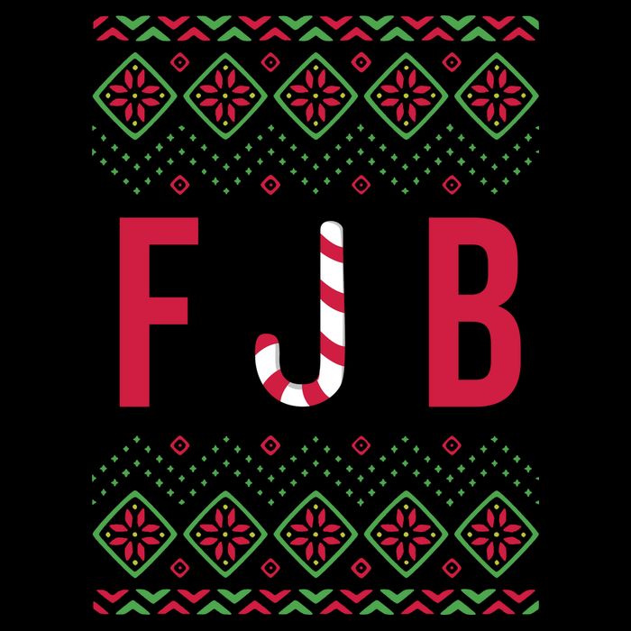 FJB Ugly Christmas Sweater Baby Bodysuit