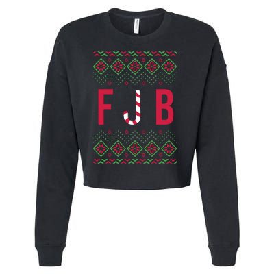 FJB Ugly Christmas Sweater Cropped Pullover Crew