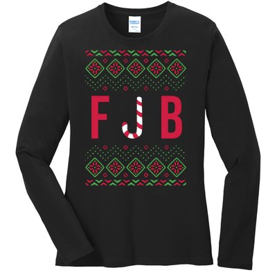 FJB Ugly Christmas Sweater Ladies Long Sleeve Shirt