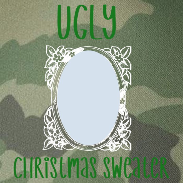 Funny Ugly Christmas Sweater With Mirror Legacy Tie Dye Trucker Hat