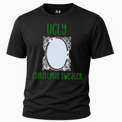 Funny Ugly Christmas Sweater With Mirror Performance Shirt