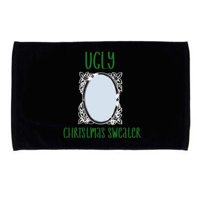 Funny Ugly Christmas Sweater With Mirror Microfiber Hand Towel