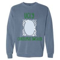 Funny Ugly Christmas Sweater With Mirror Garment-Dyed Sweatshirt