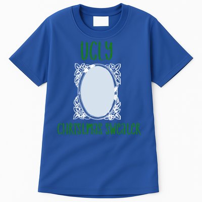 Funny Ugly Christmas Sweater With Mirror Tall T-Shirt