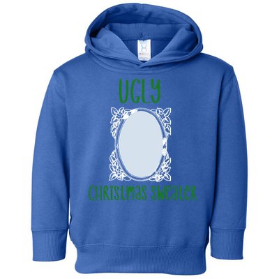 Funny Ugly Christmas Sweater With Mirror Toddler Hoodie