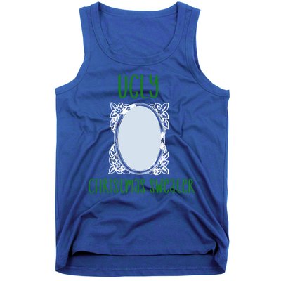 Funny Ugly Christmas Sweater With Mirror Tank Top