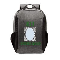 Funny Ugly Christmas Sweater With Mirror Vector Backpack