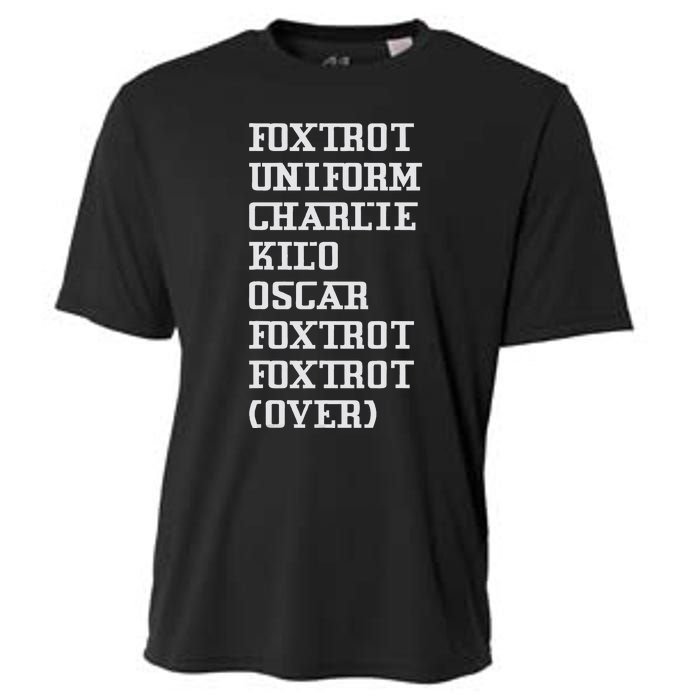 Foxtrot Uniform Charlie Kilo Oscar Over Cooling Performance Crew T-Shirt