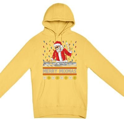 Five Ugly Christmas Sweaters For Djs Premium Pullover Hoodie