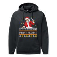 Five Ugly Christmas Sweaters For Djs Performance Fleece Hoodie