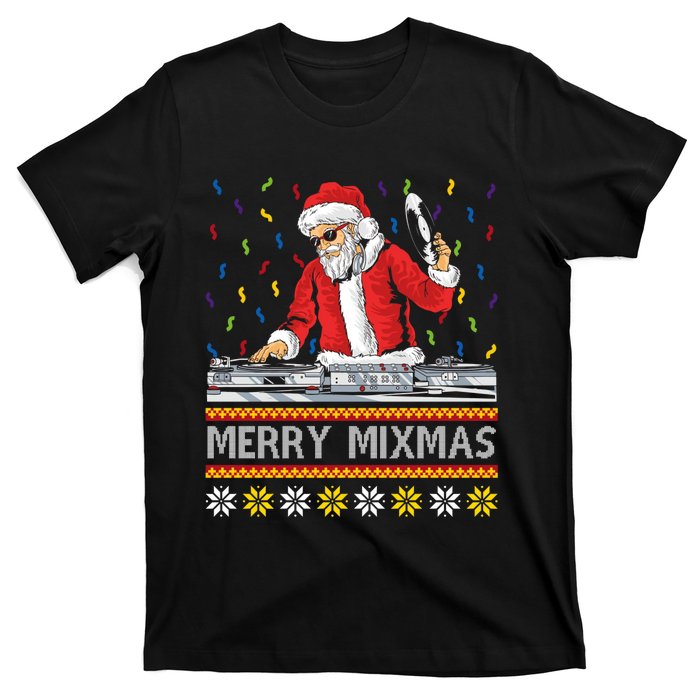 Five Ugly Christmas Sweaters For Djs T-Shirt