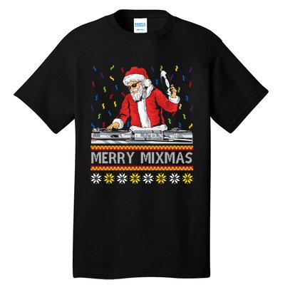 Five Ugly Christmas Sweaters For Djs Tall T-Shirt