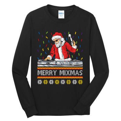 Five Ugly Christmas Sweaters For Djs Tall Long Sleeve T-Shirt