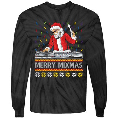 Five Ugly Christmas Sweaters For Djs Tie-Dye Long Sleeve Shirt