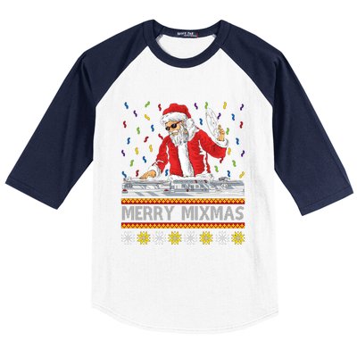 Five Ugly Christmas Sweaters For Djs Baseball Sleeve Shirt