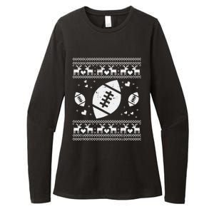 Football Ugly Christmas Sweater Ball Sport Player Boy Gift Womens CVC Long Sleeve Shirt