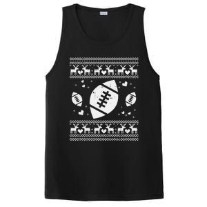 Football Ugly Christmas Sweater Ball Sport Player Boy Gift PosiCharge Competitor Tank