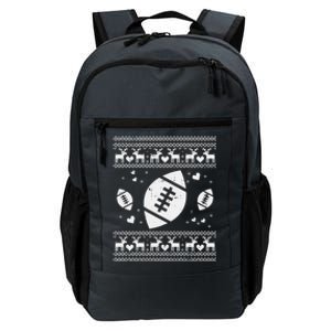 Football Ugly Christmas Sweater Ball Sport Player Boy Gift Daily Commute Backpack