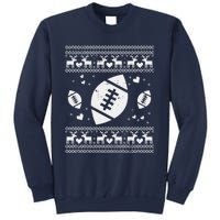 Football Ugly Christmas Sweater Ball Sport Player Boy Gift Sweatshirt