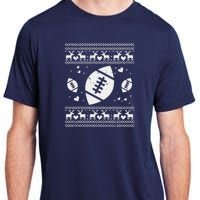 Football Ugly Christmas Sweater Ball Sport Player Boy Gift Adult ChromaSoft Performance T-Shirt