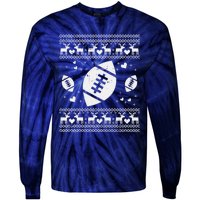 Football Ugly Christmas Sweater Ball Sport Player Boy Gift Tie-Dye Long Sleeve Shirt