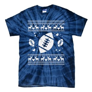 Football Ugly Christmas Sweater Ball Sport Player Boy Gift Tie-Dye T-Shirt