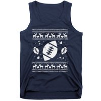 Football Ugly Christmas Sweater Ball Sport Player Boy Gift Tank Top