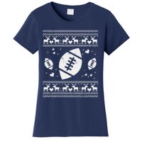 Football Ugly Christmas Sweater Ball Sport Player Boy Gift Women's T-Shirt