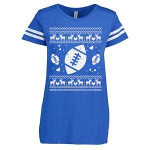 Football Ugly Christmas Sweater Ball Sport Player Boy Gift Enza Ladies Jersey Football T-Shirt